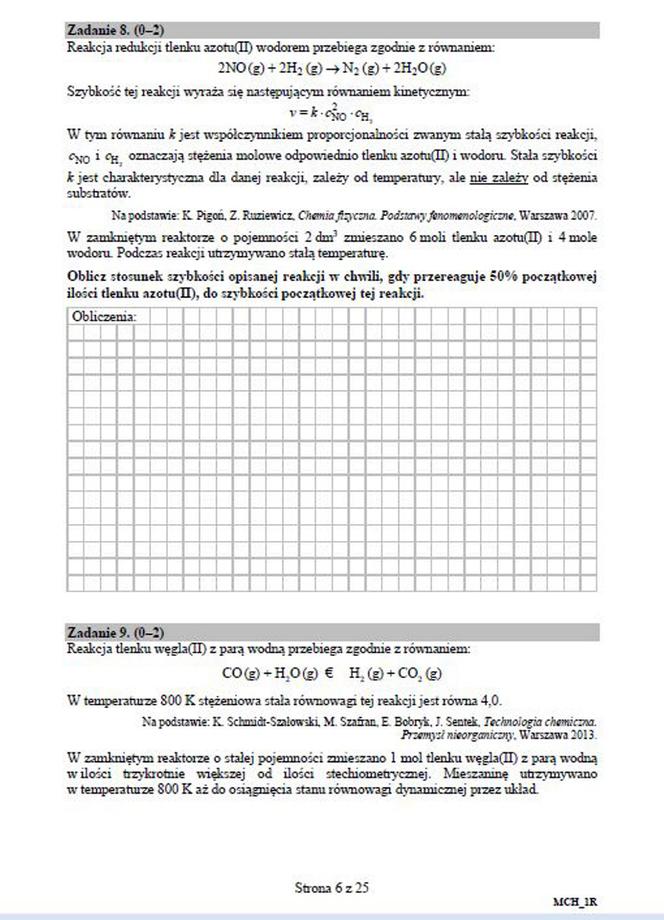 Matura próbna 2020 chemia