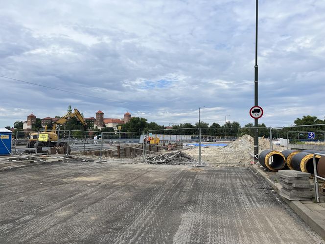 Remont mostu Grunwaldzkiego w Krakowie