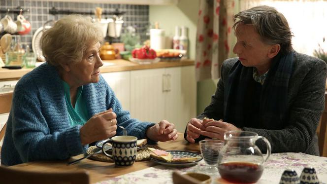 M jak miłość, odc. 1508. Barbara (Teresa Lipowska), Robert (Krzysztof Tyniec)