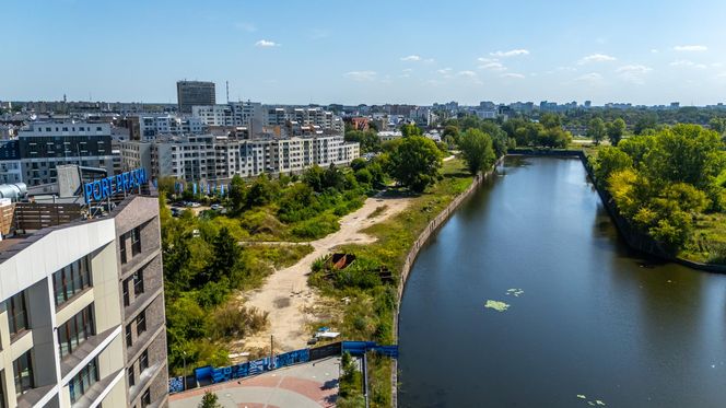 Port Praski w Warszawie z lotu ptaka