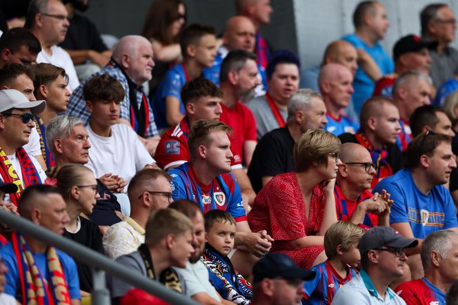 Kibice na meczu Piast Gliwice - Górnik Zabrze