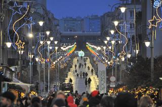 Świąteczne iluminacje w centrum Kielc. Zobacz jak wyglądają
