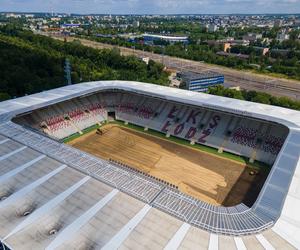 Stadion ŁKS-u będzie niczym Narodowy! Trwa wymiana murawy