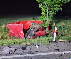18-latek nie żyje, kilka osób zabrały karetki Potężne zderzenie na DK 38 [ZDJĘCIA]