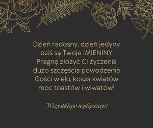 Piękne kartki z życzeniami imieninowymi. Śliczne wzory do wysłania