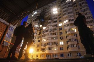 Wojna w Ukrainie. Bombardowanie Kijowa