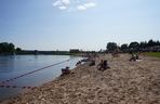 Plaża nad zalewem w Wasilkowie