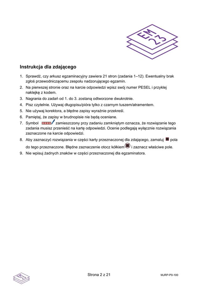 Matura 2025 rosyjski: ODPOWIEDZI do wszystkich zadań, gotowe rozwiązania matury z rosyjskiego - Formuła 2023 [7.05.2025]	