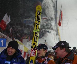 Maciej Kurzajewski i Adam Małysz