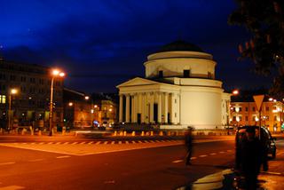 Wieczór na placu Trzech Krzyży [ZDJĘCIE DNIA]