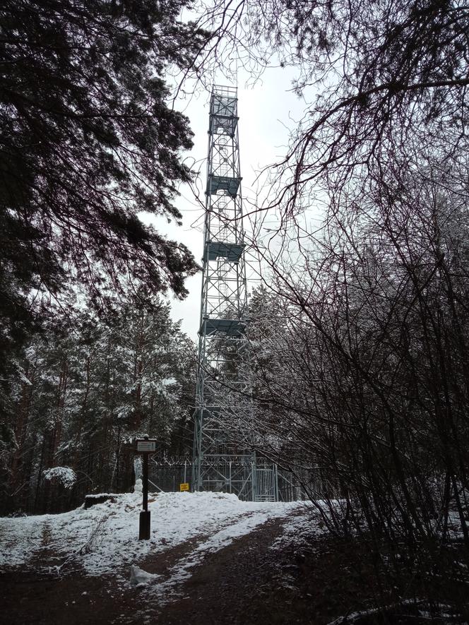 Wieża obserwacyjna na Górze św. Jadwigi