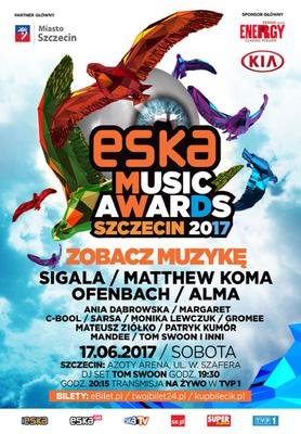 Tom Swoon w Szczecinie na ESKA Music Awards 2017!