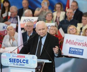Prezes Kaczyński w Siedlcach: W ciągu 8 lat wyciągnęliśmy Polskę ze sfery trzeciego świata. Te rządy zapowiadają biedę
