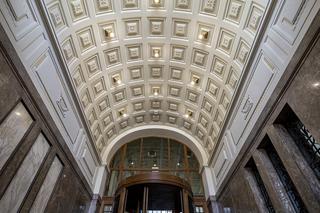 Wnętrza dawnego gmachu Banku Wzajemnego Kredytu Przemysłowców Łódzkich