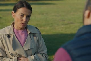 Barwy szczęścia odc. 3142. Szymańska (Agata Pruchniewska), Kasia (Katarzyna Glinka)