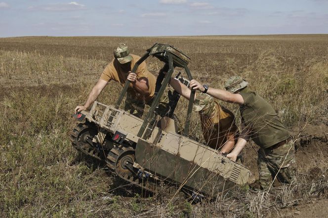 Drony na Ukrainie.