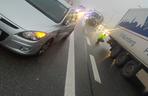 Seria wypadków na autostradzie pod Krakowem. Utworzył się ogromny korek