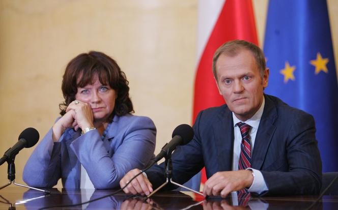 Donald Tusk, Barbara Kudrycka