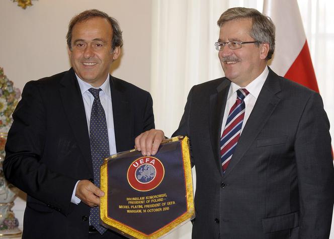 Bronisław Komorowski, Michel Platini