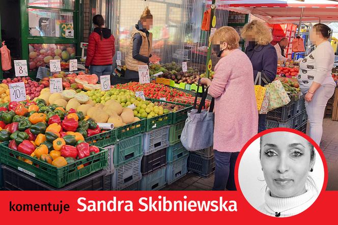 Opinie FB - Sandra - zdjęcie w tle warzywniak