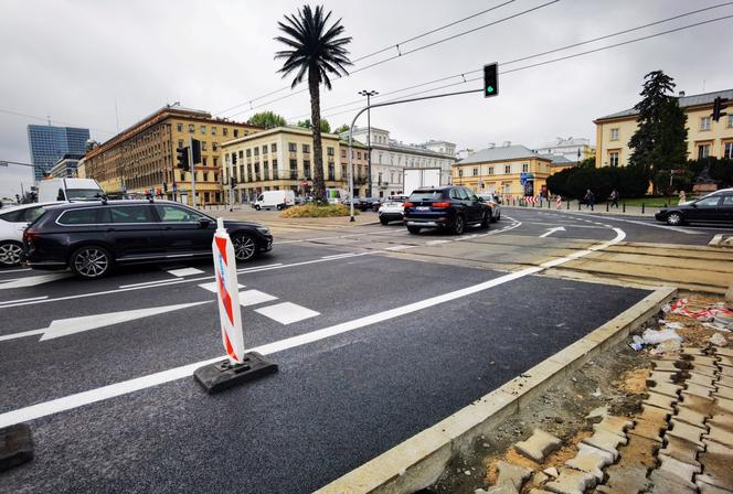 Rondo de Gaulle'a w Warszawie po frezowaniu