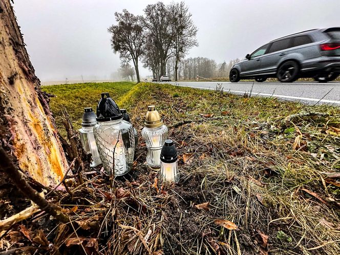 Ostatnia randka Huberta i Mileny. Roztrzaskali się o drzewo. 300 metrów od domu.