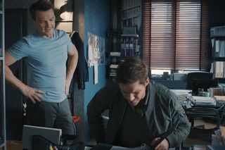 M jak miłość odc. 1829. Marcin (Mikołaj Roznerski), Jakub Karski (Krzysztof Kwiatkowski)