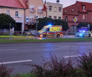 Samochód uderzył w hulajnogę elektryczną
