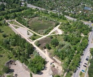 W Katowicach powstaje kolejny park. Widać już pierwsze efekty prowadzonych prac 
