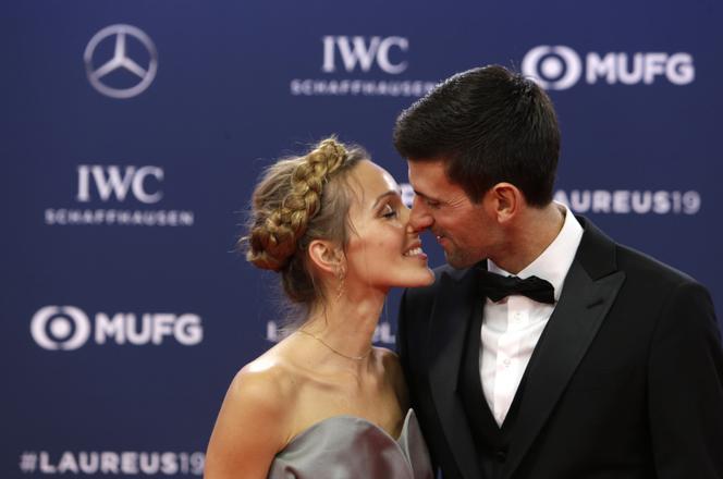Novak Djoković z żoną