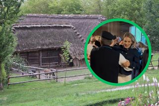 Marta Nawrocka odwiedziła lubelski skansen