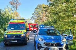 Wypadek na trasie Węgrów - Kosów Lacki