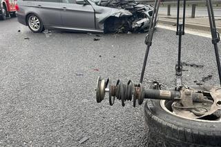 Karambol na trasie krajowej w Cedzynie koło Kielc! Zderzyło się 30 samochodów, są ranni!