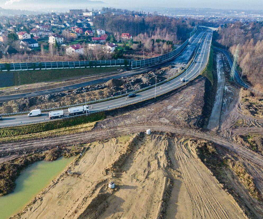 Zakręt idiotów na obwodnicy Bielska Białej