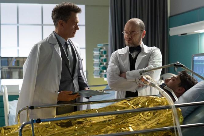 Na dobre i na złe, odc. 740. Marcin (FIlip Bobek), van Graaf (Redbad Klynstra-Komarnicki), Falkowicz (Michał Żebrowski)