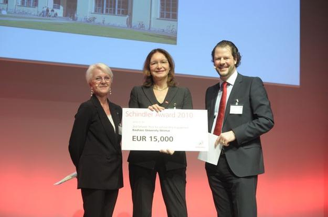 Szwajcarski zespół zdobył najwyższe wyróżnienie w konkursie Schindler Award 2010