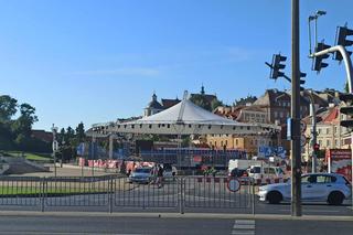 Tak wygląda teraz plac Zamkowy w Lublinie. Co tu budują? 