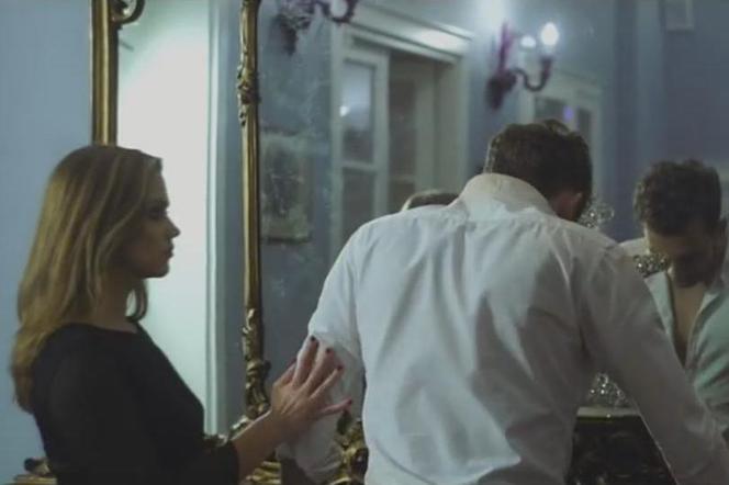 Agnieszka Kaczorowska tańczy do piosenki The Weeknd w stylu 50 twarzy Greya