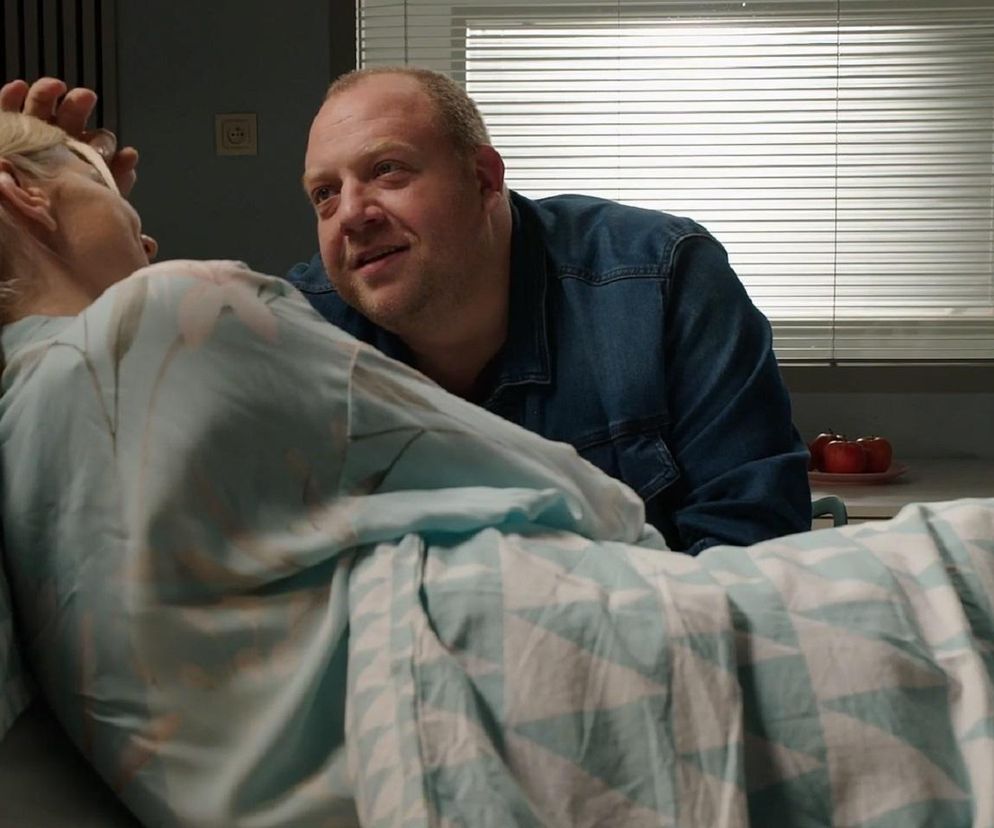 M jak miłość odc. 1851. Tadeusz (Bartłomiej Nowosielski), Jagoda (Katarzyna Kołeczek)