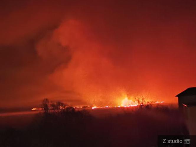 Pożar Biebrzańskiego Parku Narodowego. Zdjęcia Internautów