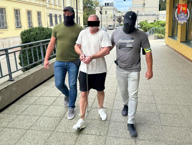 „Słowik” znowu za kratami! Gangster zatrzymany za wymuszenie haraczu w Warszawie