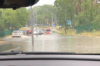 Opady deszczu w Szczecinie