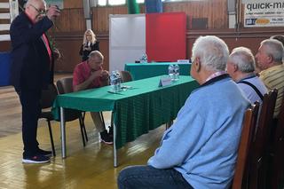 Spotkanie z byłym bokserem, Henrykiem Szymkowiakiem w Grudziądzu