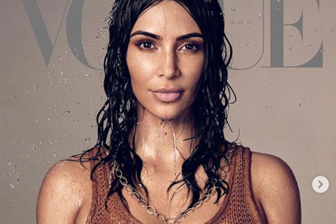 Kim Kardashian na okładce Vogue US