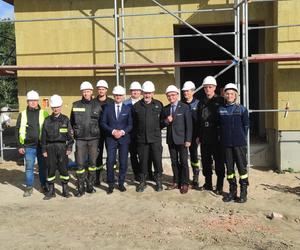 Budowa nowej strażnicy w Kazimierzu Biskupim