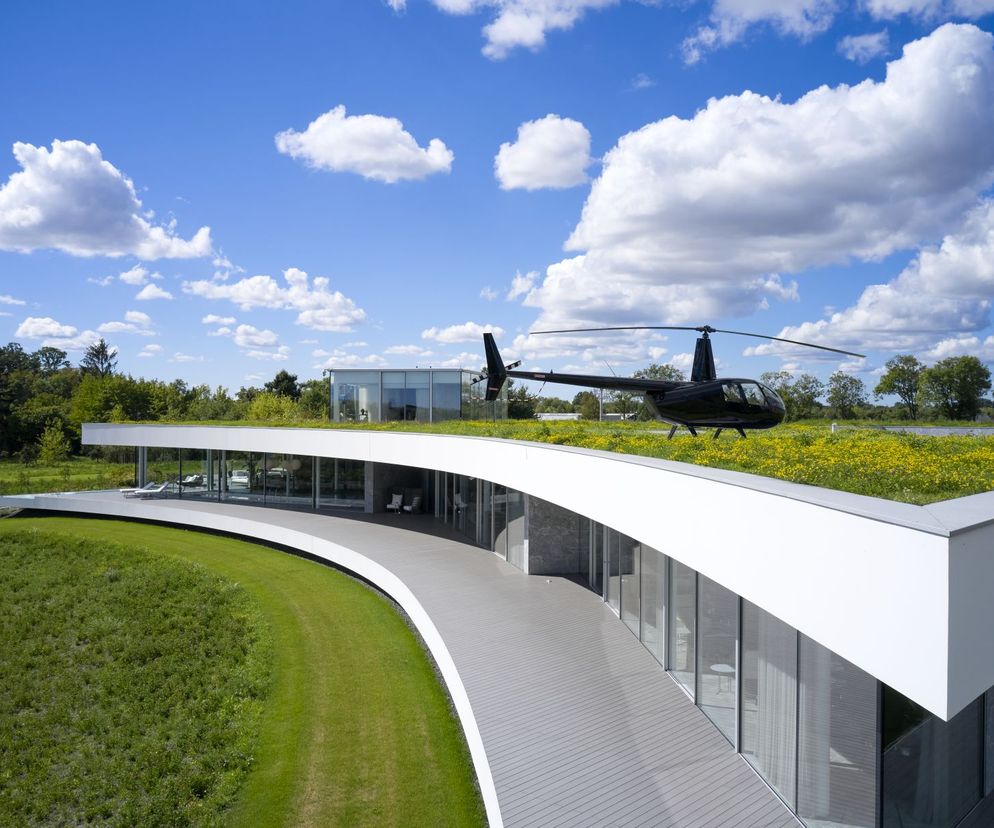 Dune House willa pod Warszawą. Autorem projektu jest Przemek Olczyk z Mobius Architekci