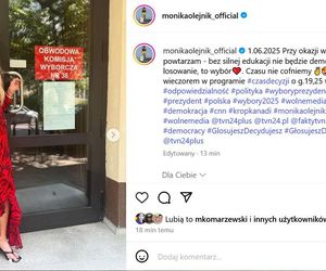 Wybory Prezydenckie 2025: Jak głosują Gwiazdy? Monika Olejnik