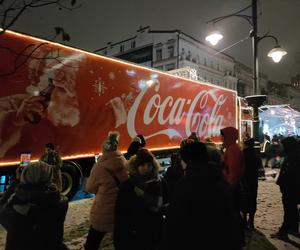 Coraz bliżej święta! Ciężarówka Coca Coli odwiedziła Łódź