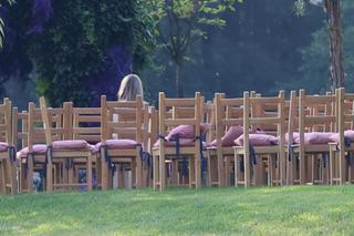  Agnieszka Woźniak-Starak w samotności uczciła pamięć o mężu.