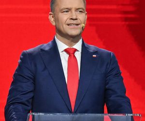 Karol Nawrocki na zorganizowanej przez telewizję Republika debacie przedwyborczej w Końskich